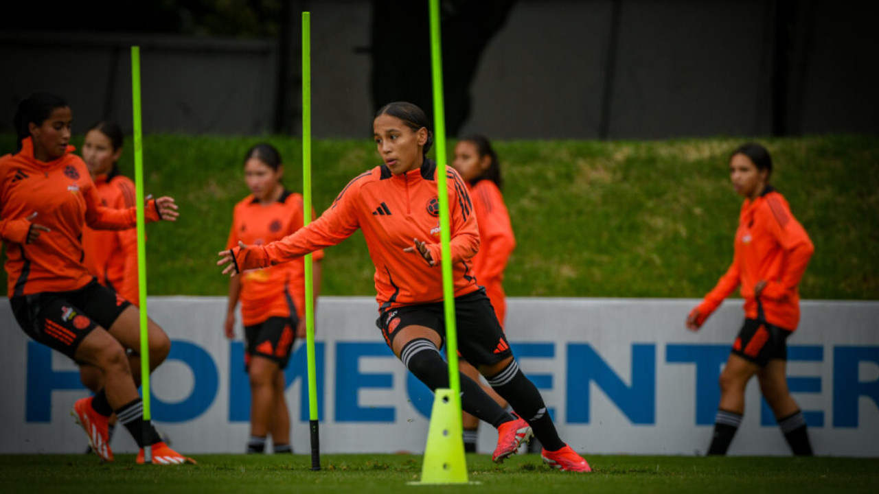Hoy juega Colombia Femenina Sub-15 contra Brasil en la CONMEBOL Liga Evolución 2025