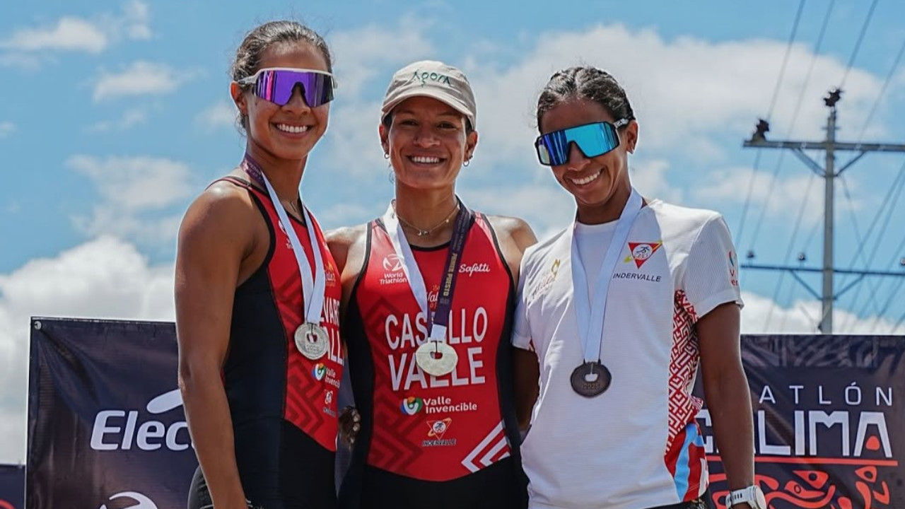 Juan José Giraldo y Diana Marcela Castillo, brillan en el Campeonato Nacional de Triatlón Sprint en Lago Calima