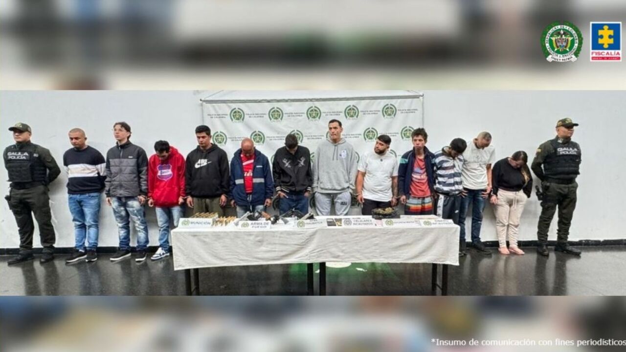¡Golpe a la delincuencia en Medellín! 12 miembros de ‘La 260’ capturados por crimen, extorsión y violencia