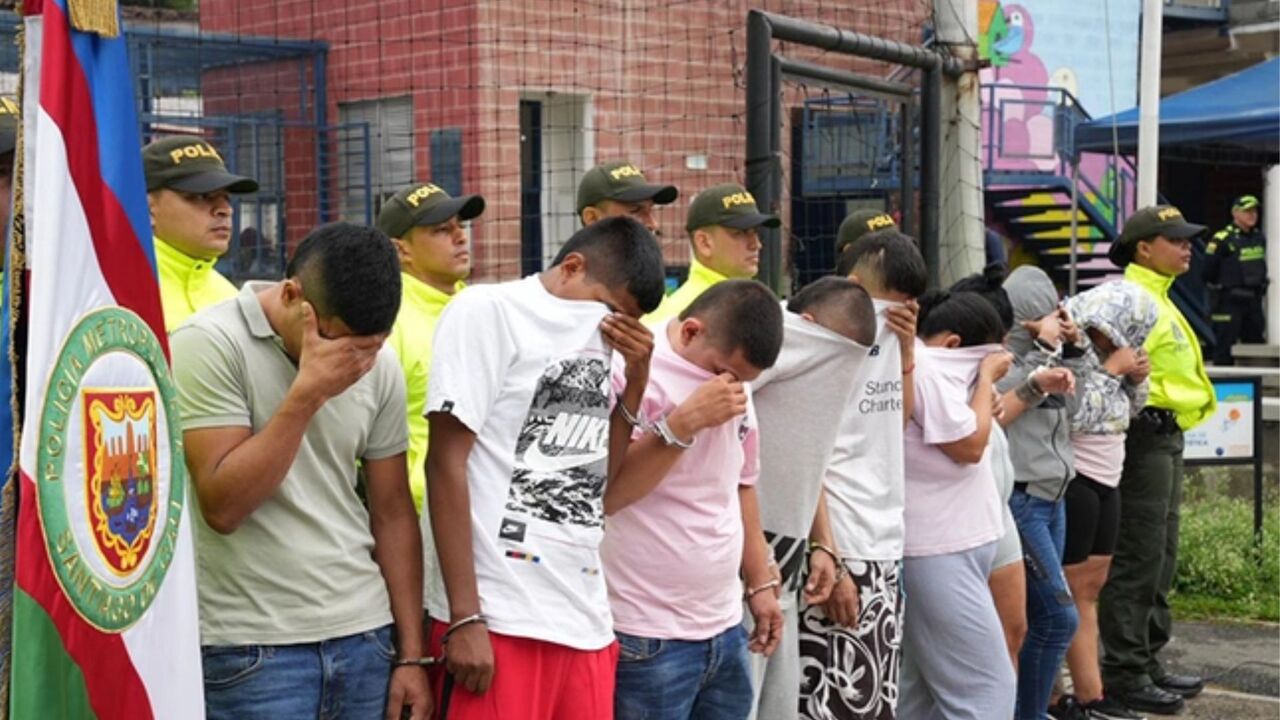 ¡Golpe a ‘Los Halcones’ en Cali! Nueve capturados tras operativo contra el multicrimen en la Comuna 20