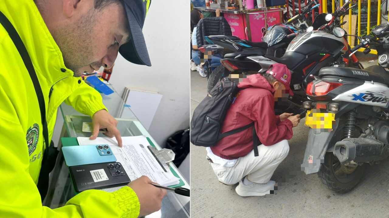 Operativos en Bogotá: Incautación de Celulares Robados y Revisión de Motocicletas