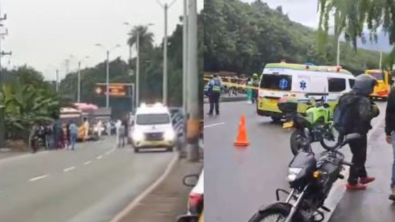 ¡Tragedia en la vía! Cierre total en Autopista Norte por accidente fatal con un muerto