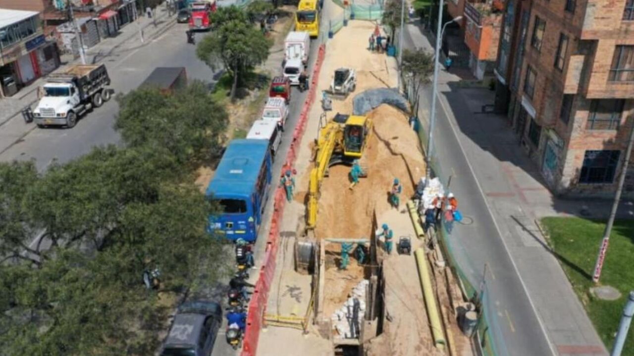 ¡Atención Bogotá! Calle 63 tendrá cierres parciales por trabajos de acueducto en Engativá