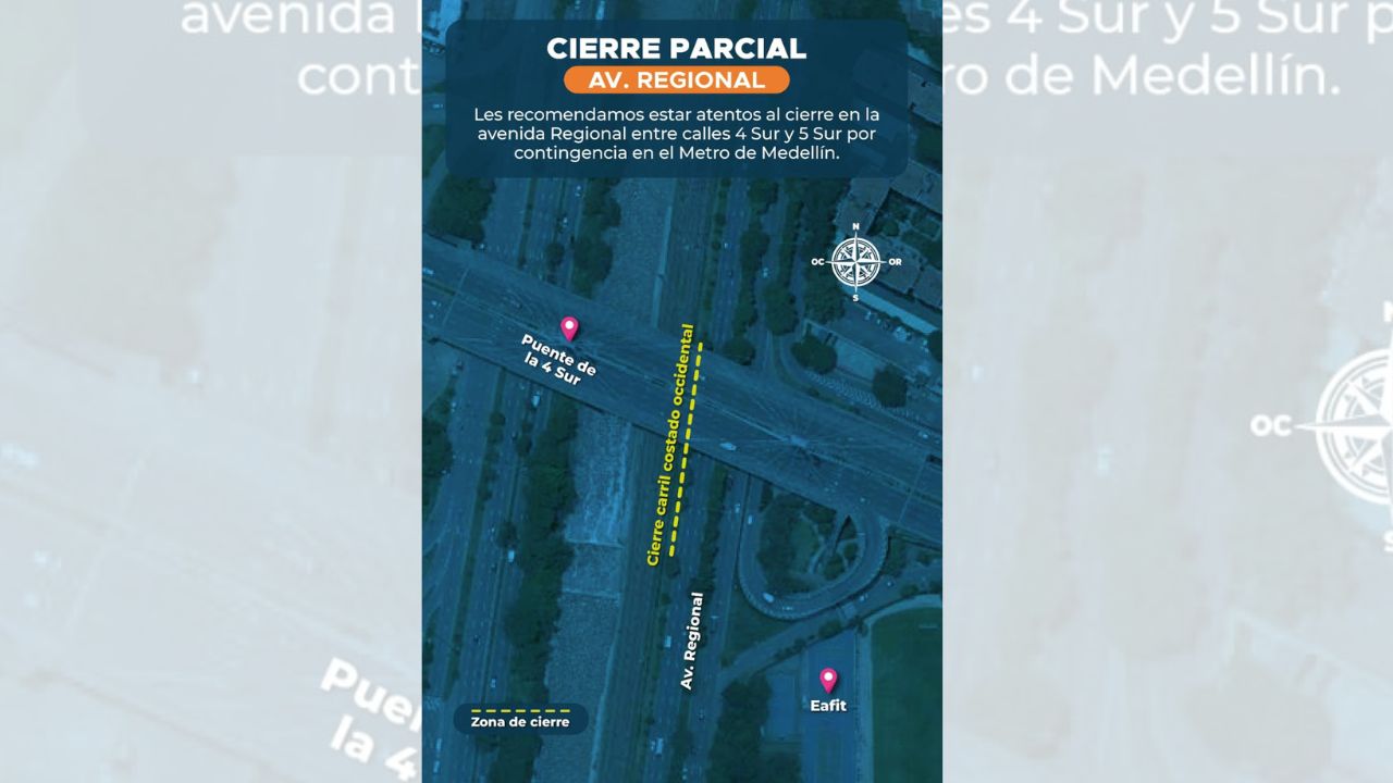 Contingencia en el Metro de Medellín: Cierre vial y buses gratuitos entre El Poblado y Aguacatala