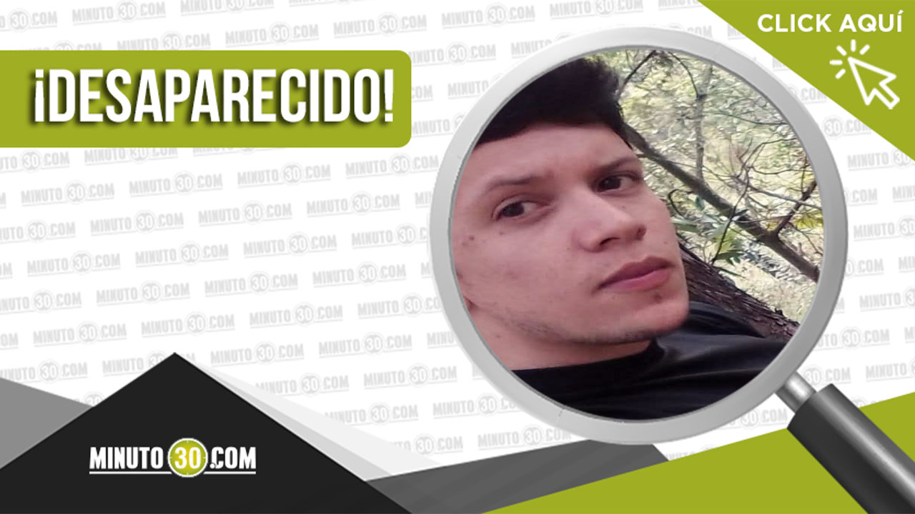 Diego Alejandro Carvajal desapareció en Medellín