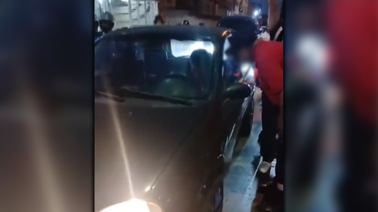[Imágenes sensibles] Dentro de su carro asesinan a dragoneante del Inpec: recién salía del trabajo