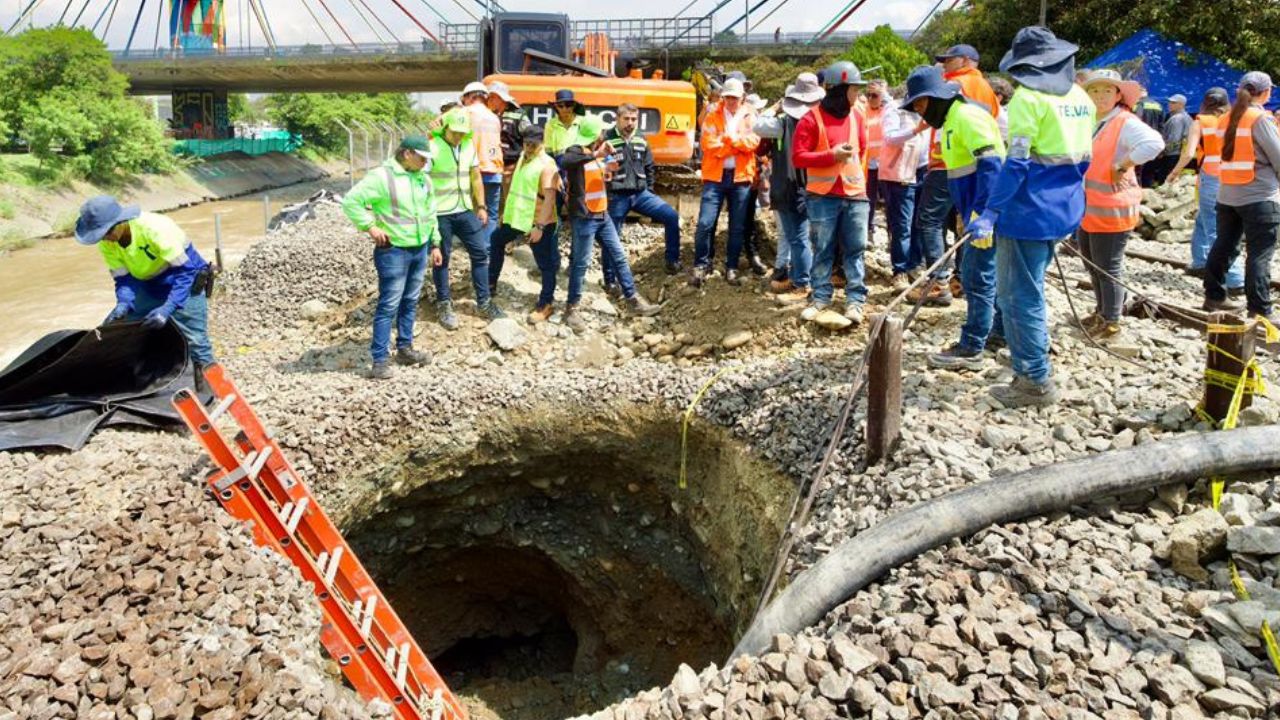 ‘Aquí nadie ha parado’: Fico Gutiérrez explicó avances en obras por socavón del Metro de Medellín