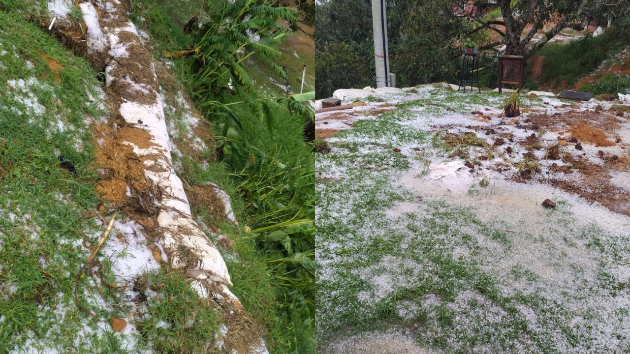 Fuerte granizada dejó daños en cultivos y viviendas rurales en Guarne