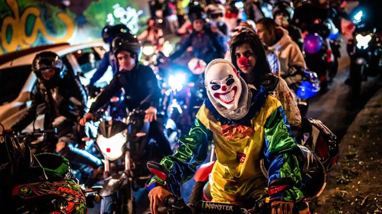 ¡No habrá caravana! Cancelan la multitudinaria 'Rodada del Payaso' de Halloween en Bogotá