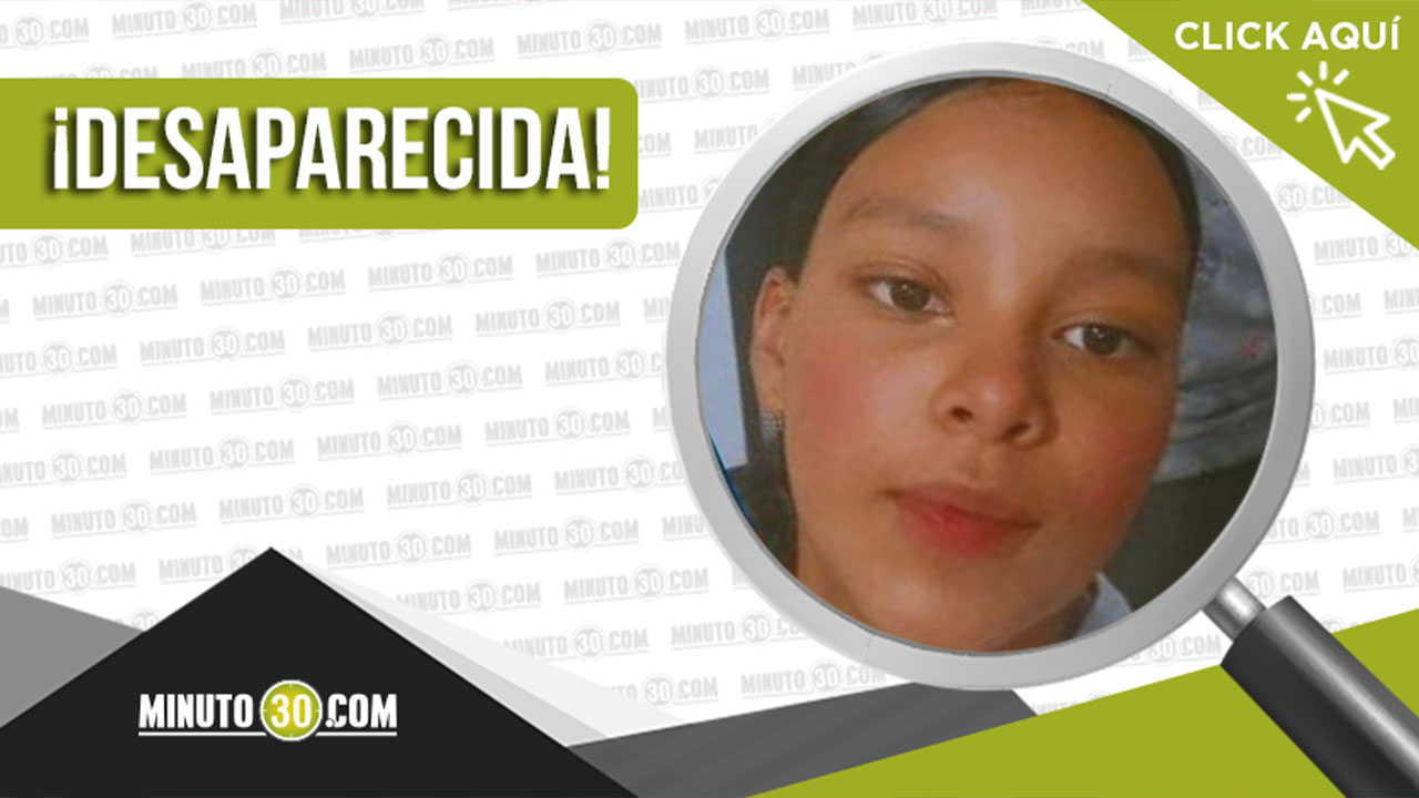 La menor Luciana Pabón desapareció en Itagüí