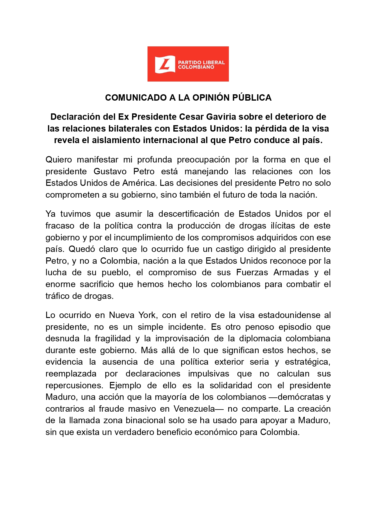 La política externa no es un juego de página 0001