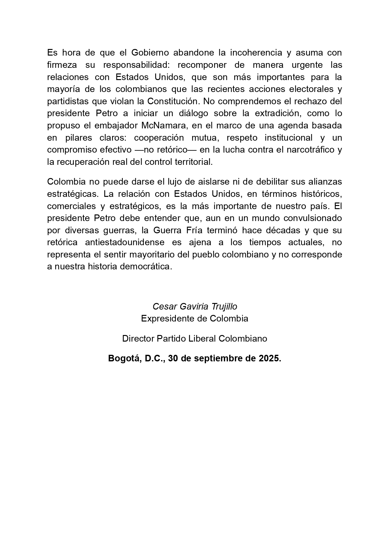 La política externa no es un juego de página 0003