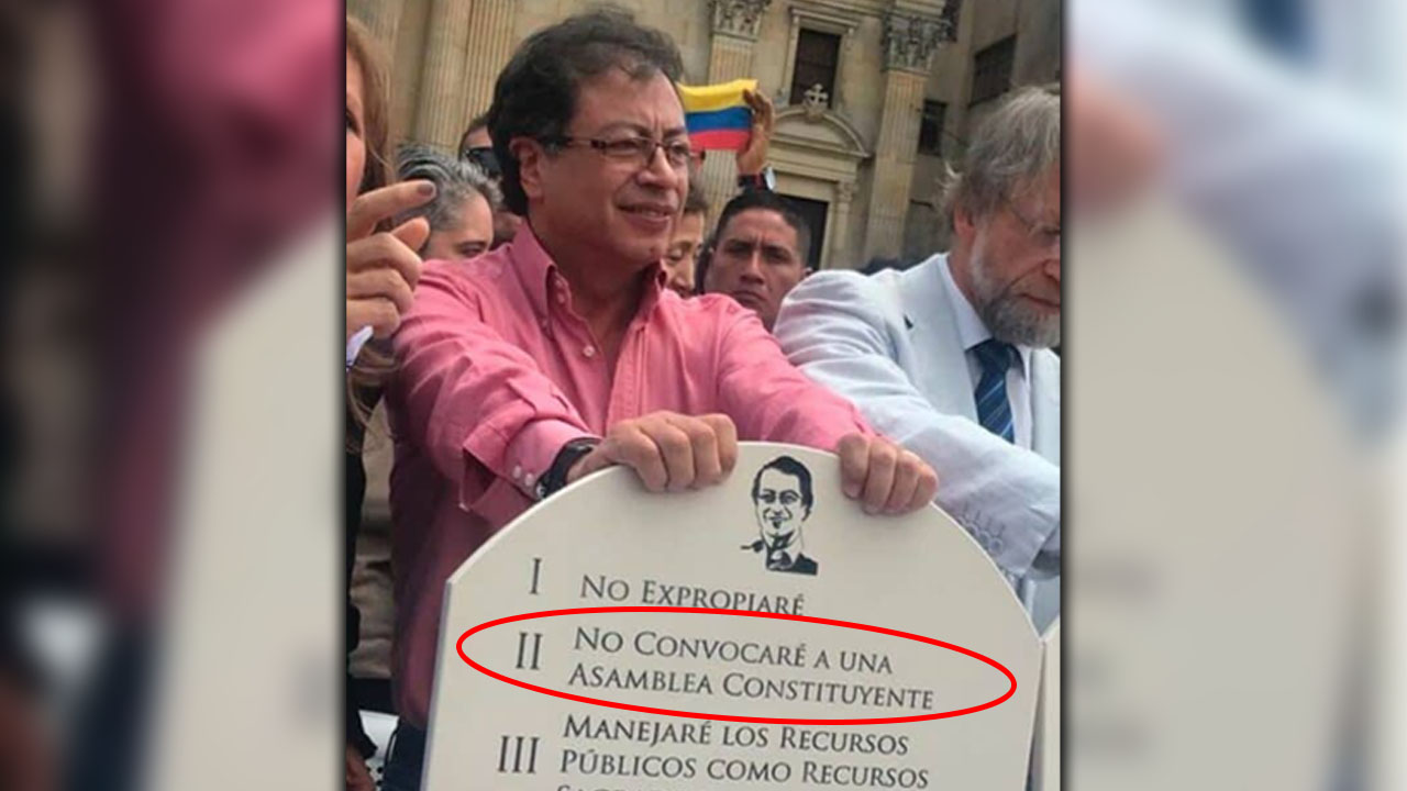 Lo que tanto prometió que no haría, está a punto de pasar: Petro tiene listo el borrador de la Constituyente