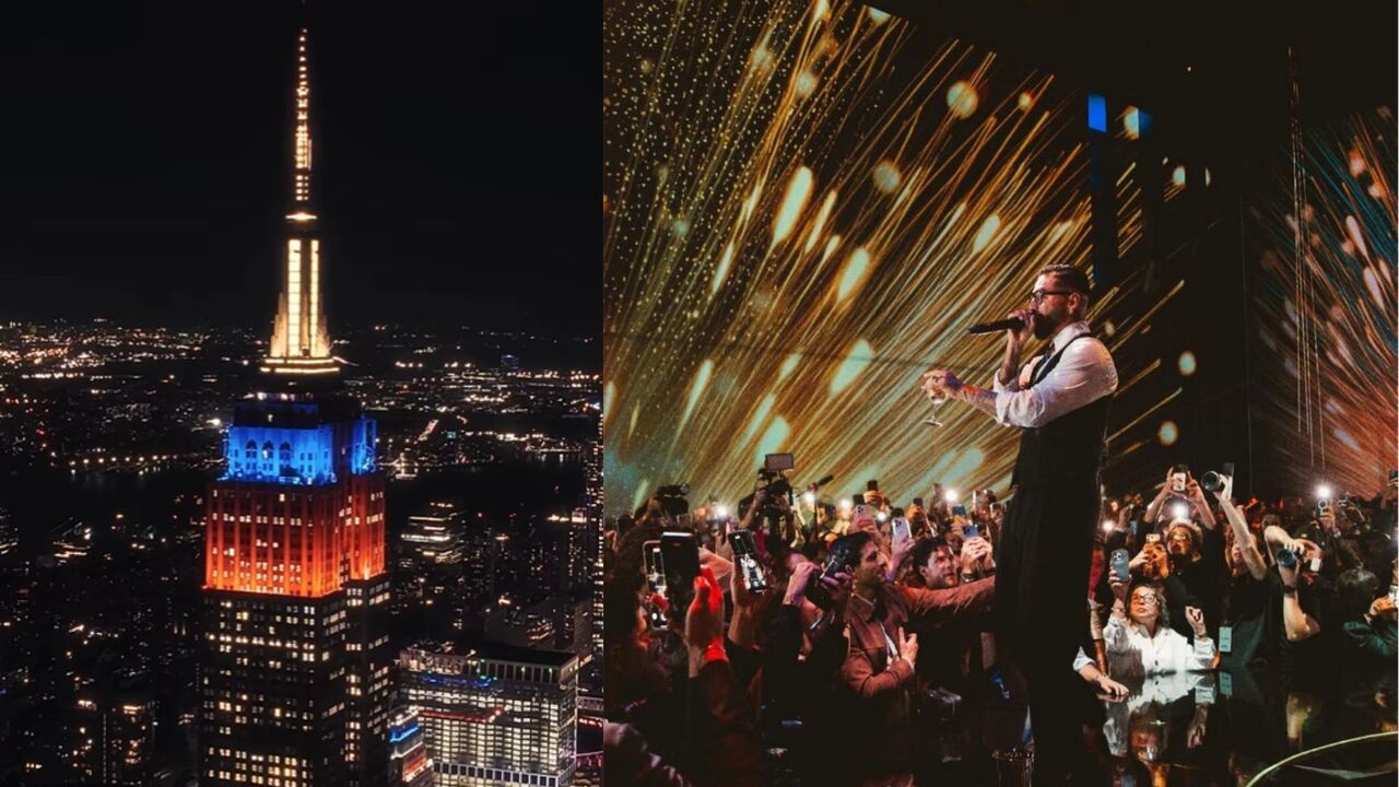  Maluma hace historia en Nueva York con un concierto épico desde el Empire State Building