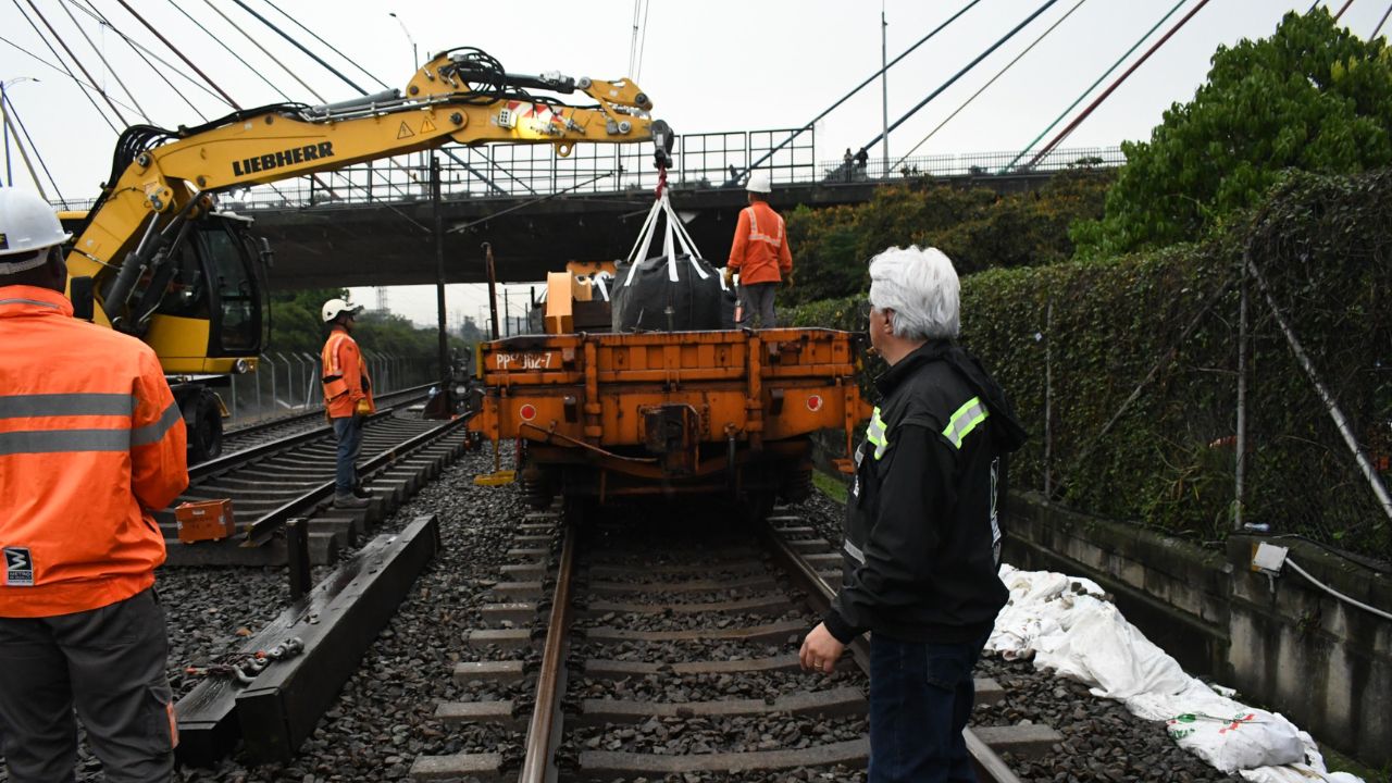 ¡A toda máquina! Así avanzan las obras para restablecer el Metro entre Poblado y Aguacatala