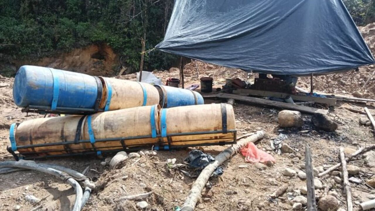 ¡Golpe a la minería ilegal en Antioquia! Autoridades suspenden extracción de oro y capturan a 10 personas en San Carlos