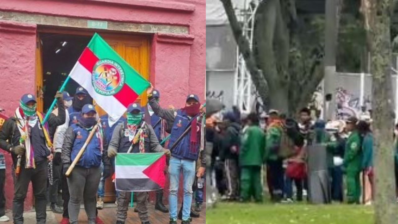 Indígenas se tomaron instalaciones del Ministerio de Vivienda y la Universidad Nacional