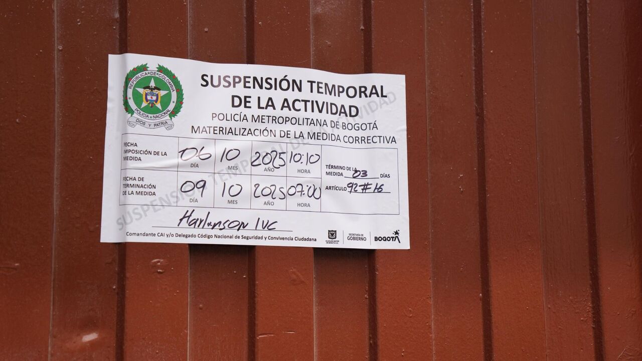 ¡Mano dura en el centro de Bogotá! Sellan pagadiario en San Bernardo tras detectar irregularidades