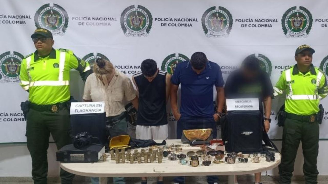 capturados en Urabá con joyas y artículos de lujo robados por $80 millones