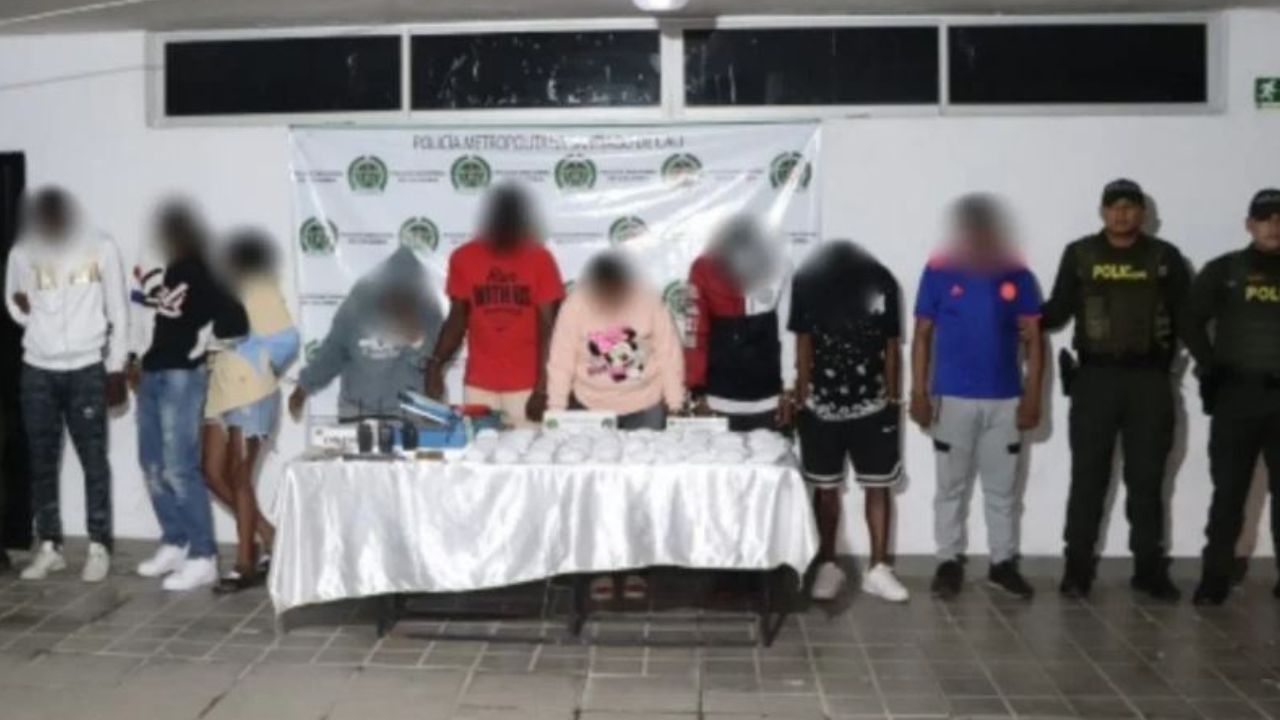  Nueve capturados por microtráfico y uso de menores