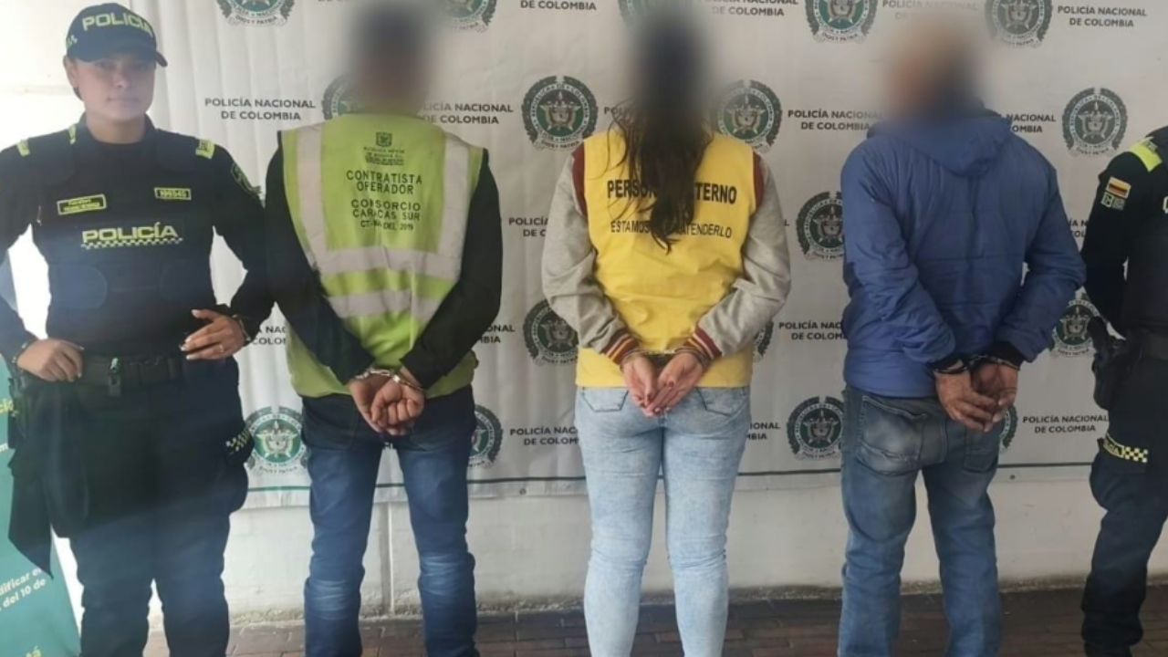 Cayeron tres falsos contratistas por robar costosas barreras de tránsito en Ciudad Bolívar
