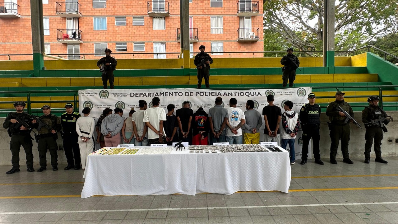 “Los Jhony”, una estructura criminal que tenía su centro de operaciones en los municipios de La Pintada y Jericó