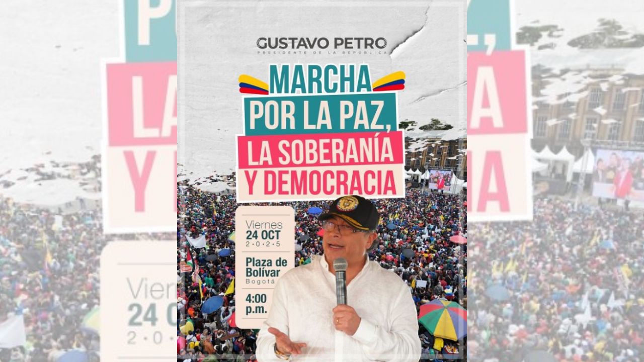 ¡Atención Bogotá! La movilidad se verá afectada por marchas y plantones este 24 y 25 de octubre