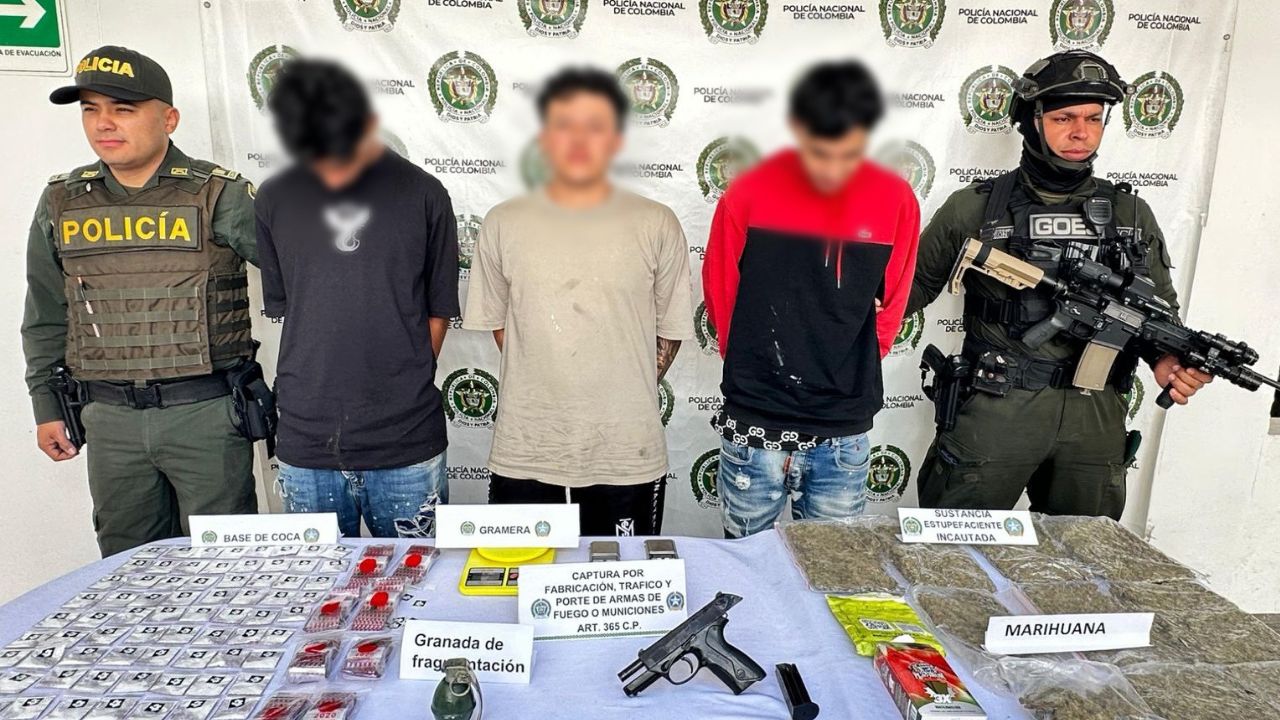 Capturan a tres presuntos sicarios y narcos de ‘La Terraza’ en El Peñol