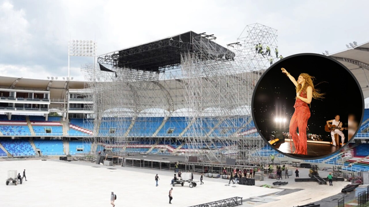 Cali se prepara para los conciertos de Shakira: «Las Mujeres Ya No Lloran» en el Pascual Guerrero