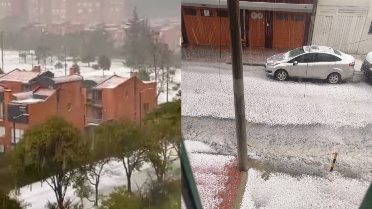 ¿Nevó en Bogotá? La tremenda granizada que azotó varias localidades 