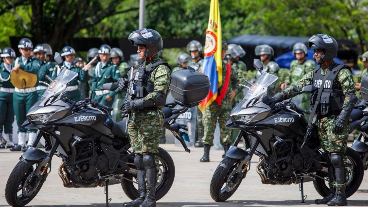 Medellín pisa el acelerador en seguridad con la primera unidad militar motorizada