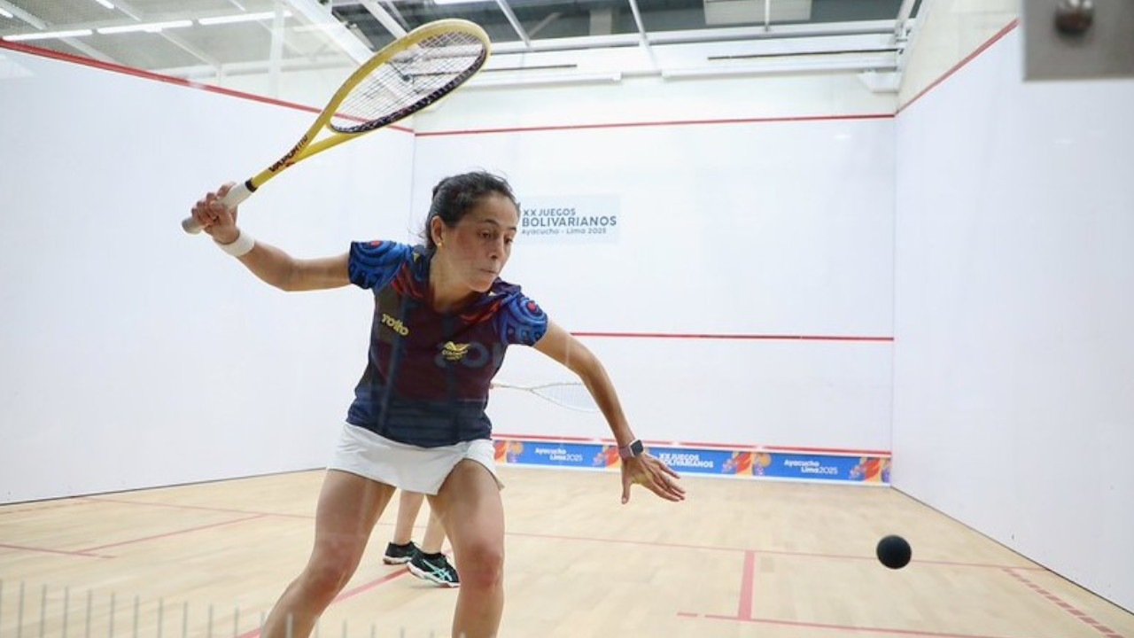 Debut triunfal para Colombia en Squash con Silvia Angulo en los Juegos Bolivarianos