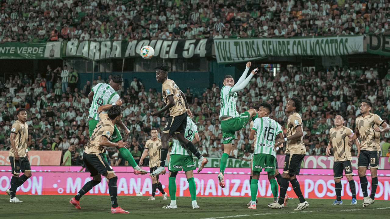 ¡En el festival del desperdicio! Atlético Nacional le ganó 2-1 a Águilas Doradas