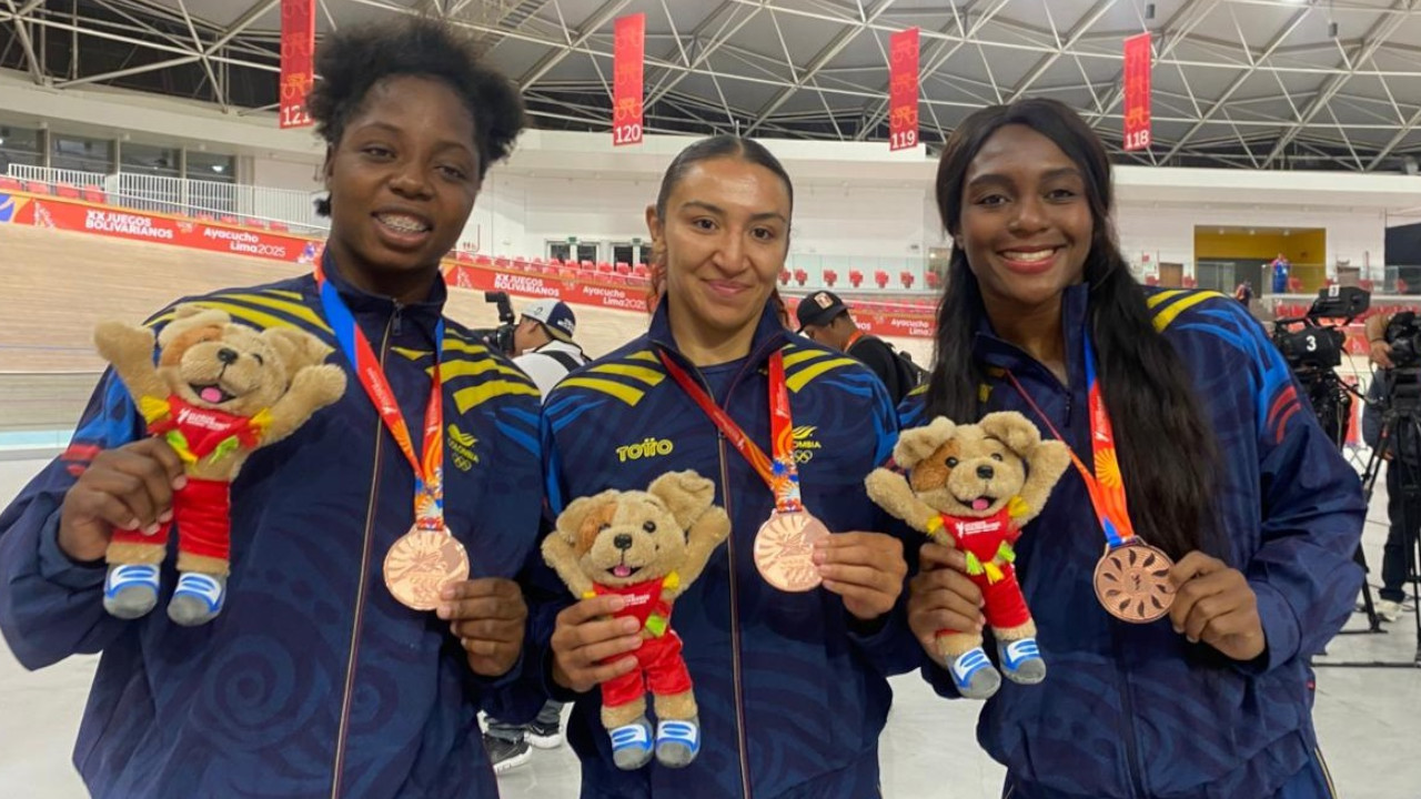 Triple bronce para Colombia en lucha libre femenina de los Juegos Bolivarianos