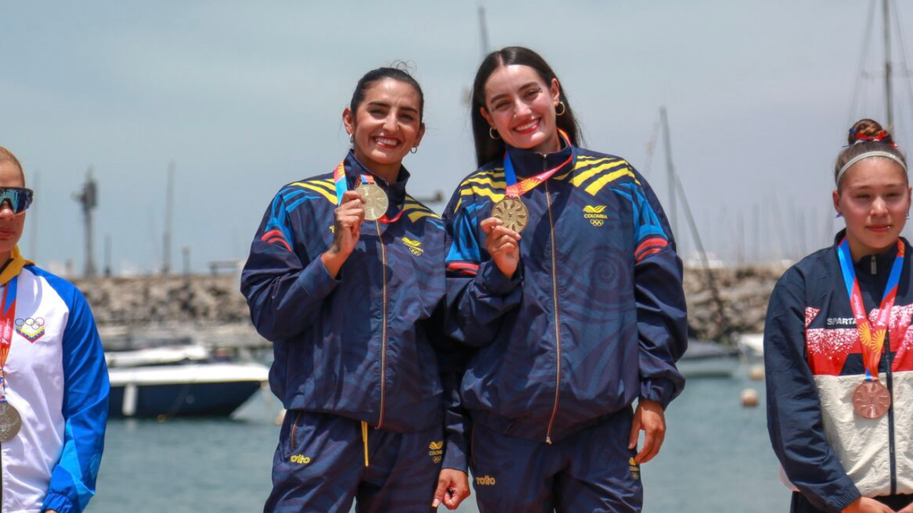 ¡Arranque dorado! Colombia suma tres medallas en el canotaje de velocidad de los Juegos Bolivarianos 2025