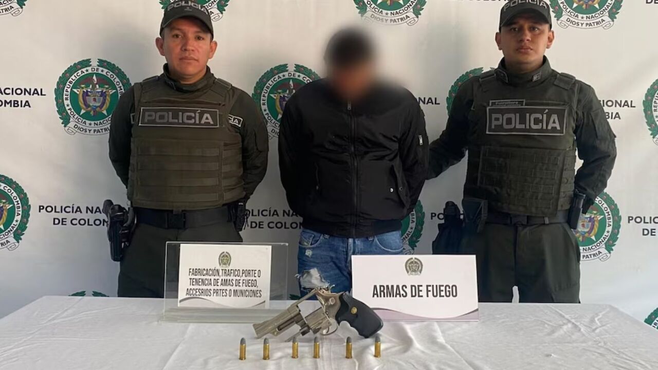 ¡Golpe al crimen en Bogotá! Capturan a alias ‘Caquetá’, exFarc que alquilaba armas para asaltos en la ciudad