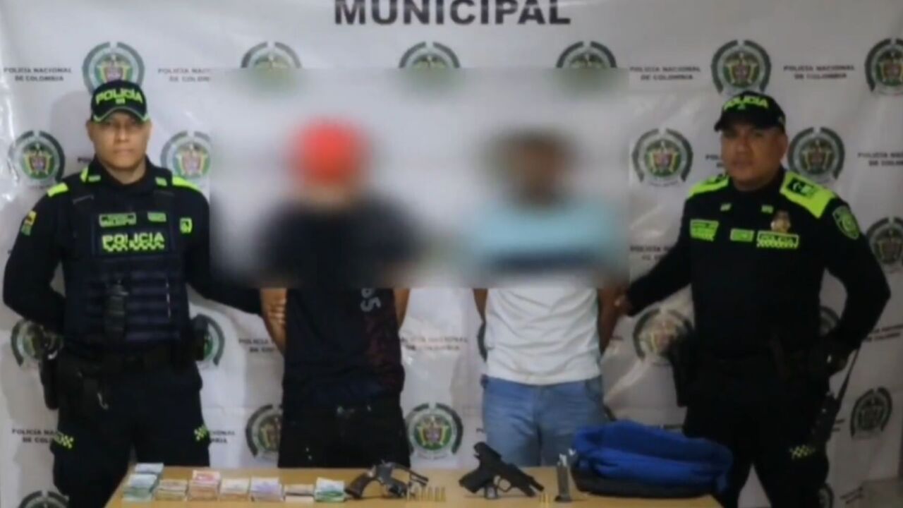 Asalto a banco en Cali se convierte en persecución: dinero recuperado y sospechosos tras las rejas