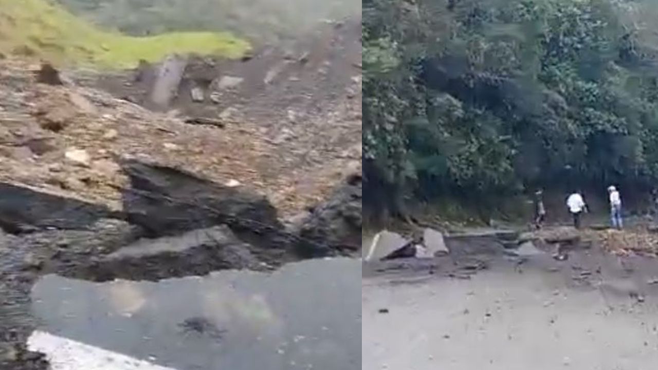 Atentado con explosivo destruyó tramo de vía Medellín – Costa Atlántica en Yarumal