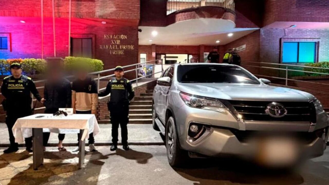 ¡Atraco fallido y fuga frustrada! Capturan a ladrones que intentaron robar camioneta de lujo en Bogotá