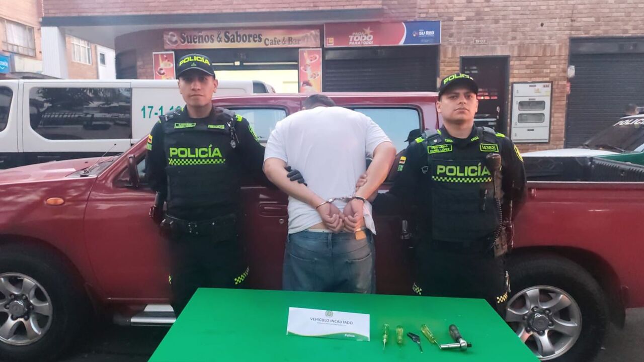 ¡Persecución de película! Así cayó ‘Llave Maestra’, el ladrón de carros más buscado de Antonio Nariño