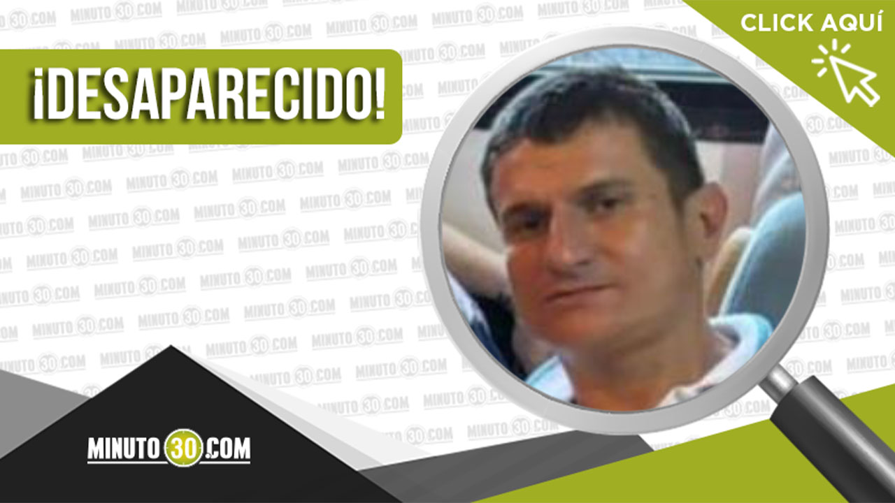 Héctor Arturo Cuervo desapareció en Bello