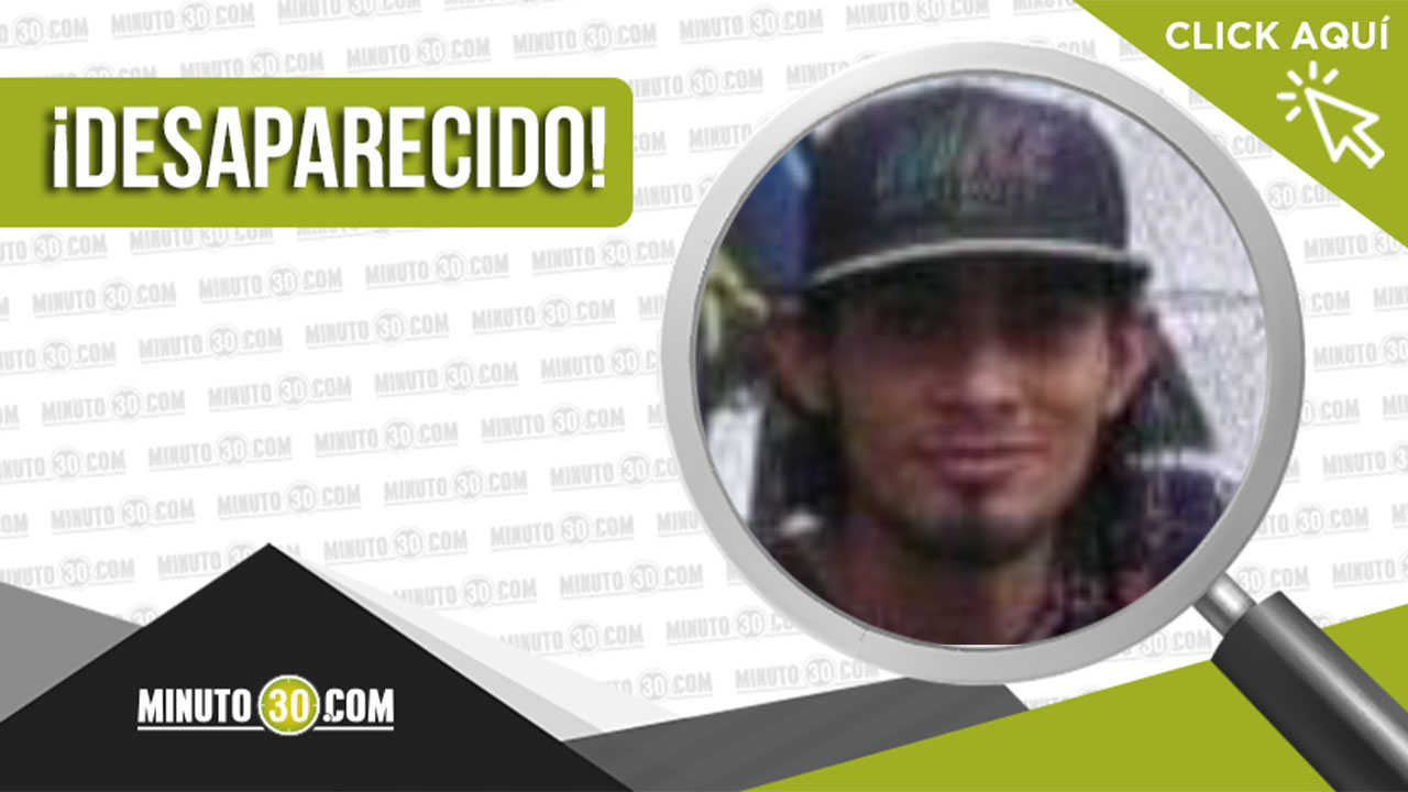 Jhonattan Muñoz desapareció en el corregimiento de San Cristóbal