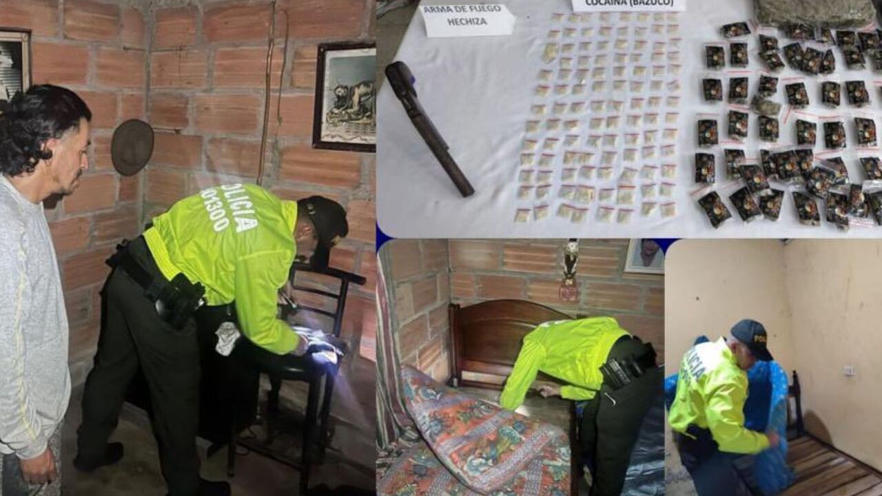 ¡Les cayó la ley! Capturan a seis expendedores que vendían droga cerca de colegios en el Suroeste antioqueño