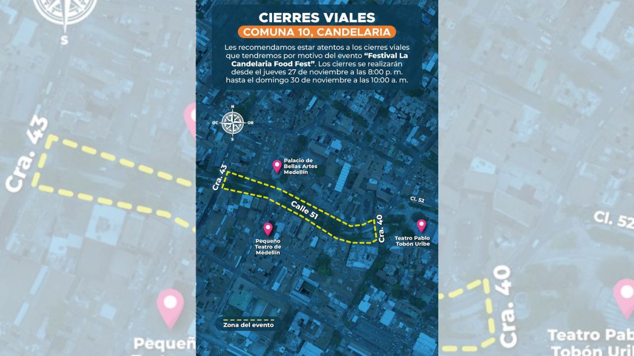 festivales y alumbrados moverán la movilidad en Medellín