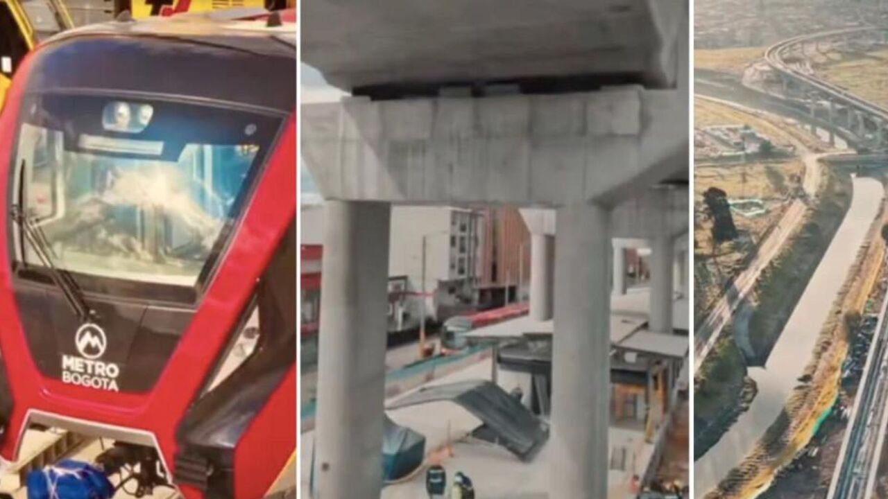 Metro de Bogotá avanza a paso firme: tres trenes ya están en la ciudad y las obras superan el 67 %