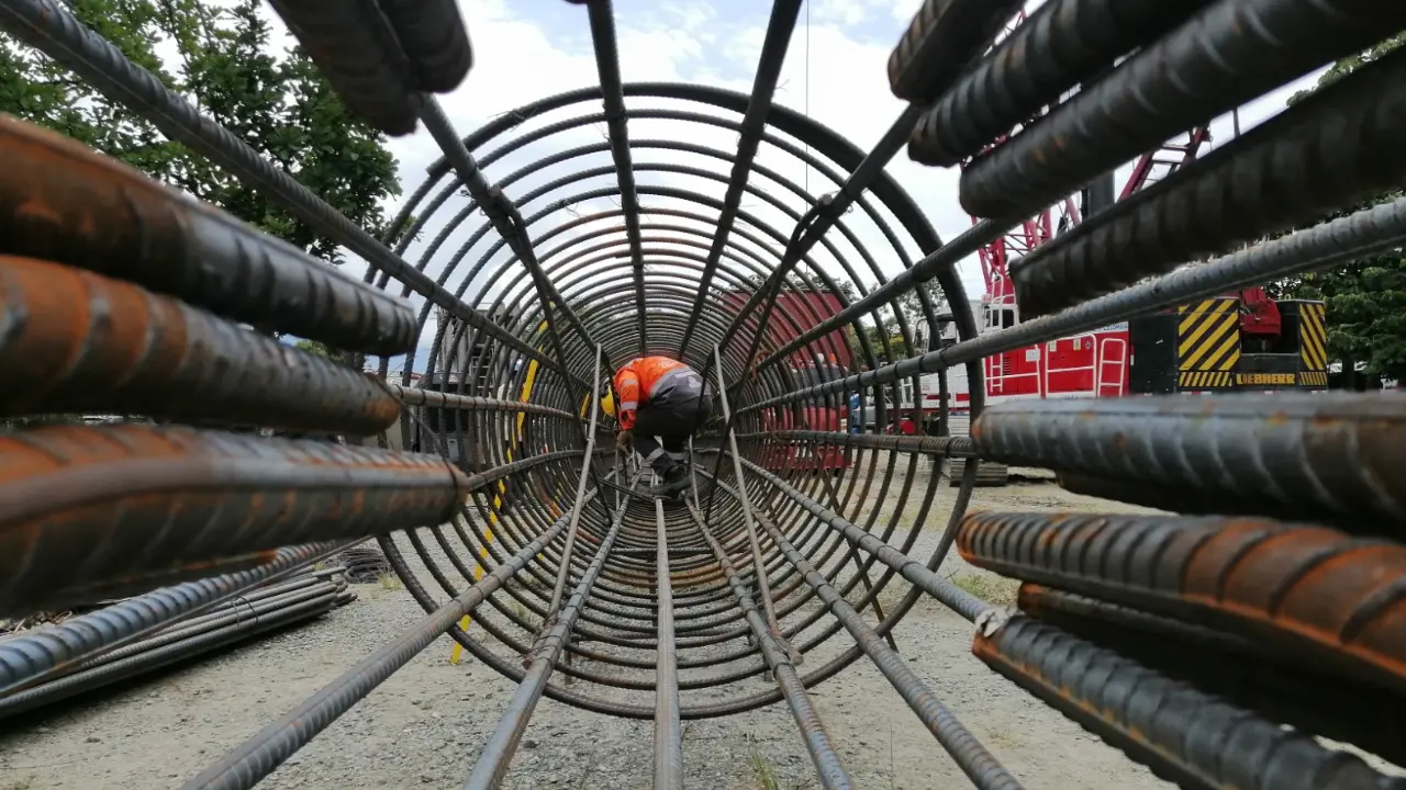 Arrancan las cimentaciones del viaducto Caribe: el Metro de la 80 empieza a tomar forma