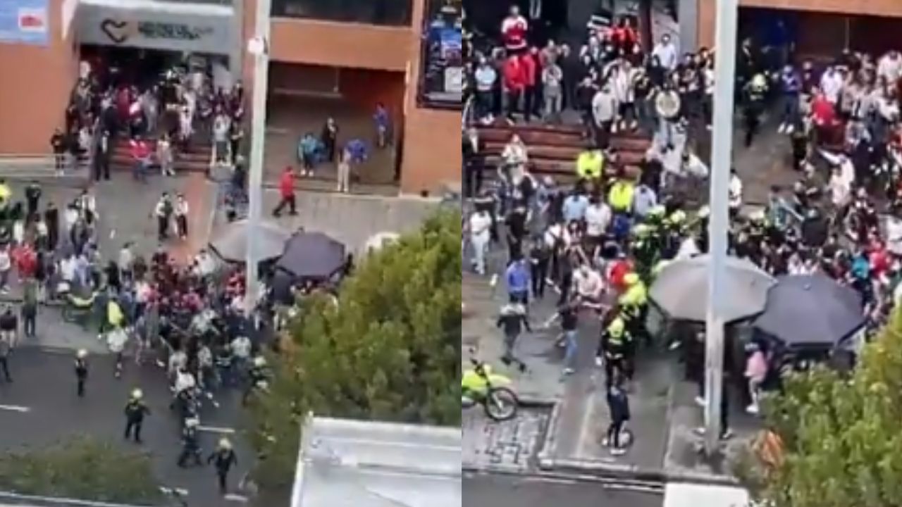 ¡Casi termina linchado! Policía rescató a hombre señalado de pagar con transacción falsa en Bogotá