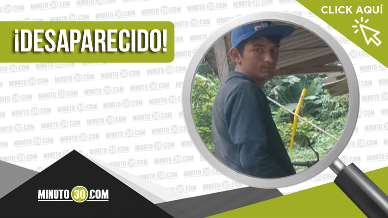 Santiago Corral desapareció en el municipio de Salgar