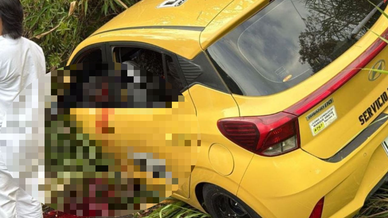 ¡Lo mataron en plena vía! Taxista de Andes fue baleado sin piedad en Antioquia