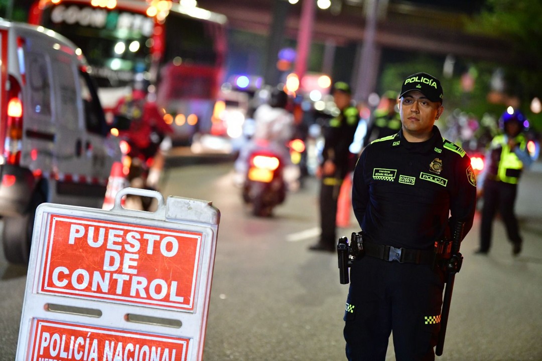 Controles de tránsito en Medellín